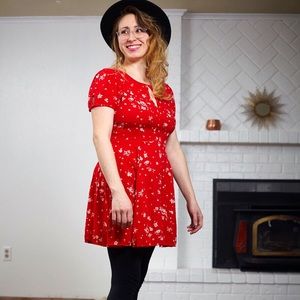 Kimchi Blue Floral Skater dress